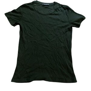 Brandy Melville Dark Green Short Sleeve Tee